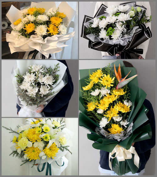 安徽阜阳市界首市大黄镇白事花束代送